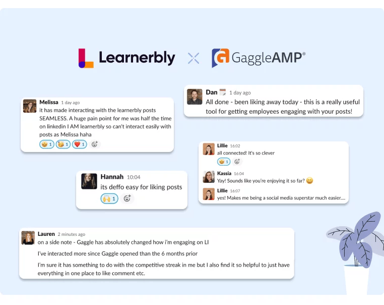 Learnerbly Has a 54 Increase in Organic Social Traffic with GaggleAMP